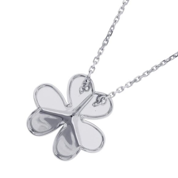 Van Cleef & Arpels Frivole Pendant Size Large 18K White Gold VCARD25300 - Picture 3 of 14